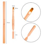 Pincel doble cara (espátula y pincel para aplicar gel, acrigel)