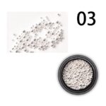 Caviar MIXTO para decoraciones (03 PLATA BLANCO)