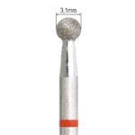 Fresa diamante BOLA 3,1mm ROJA/AZUL (KMIZ)