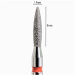 Fresa diamante LLAMA 1,8mm ROJA/AZUL  (Kmiz)