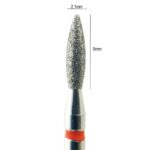 Fresa diamante LLAMA 2,1mm ROJA/AZUL  (Kmiz)