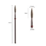 Fresa diamante LLAMA 2,1mm ROJA/AZUL