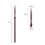 Fresa diamante TORNADO 2,1mm ROJA/AZUL