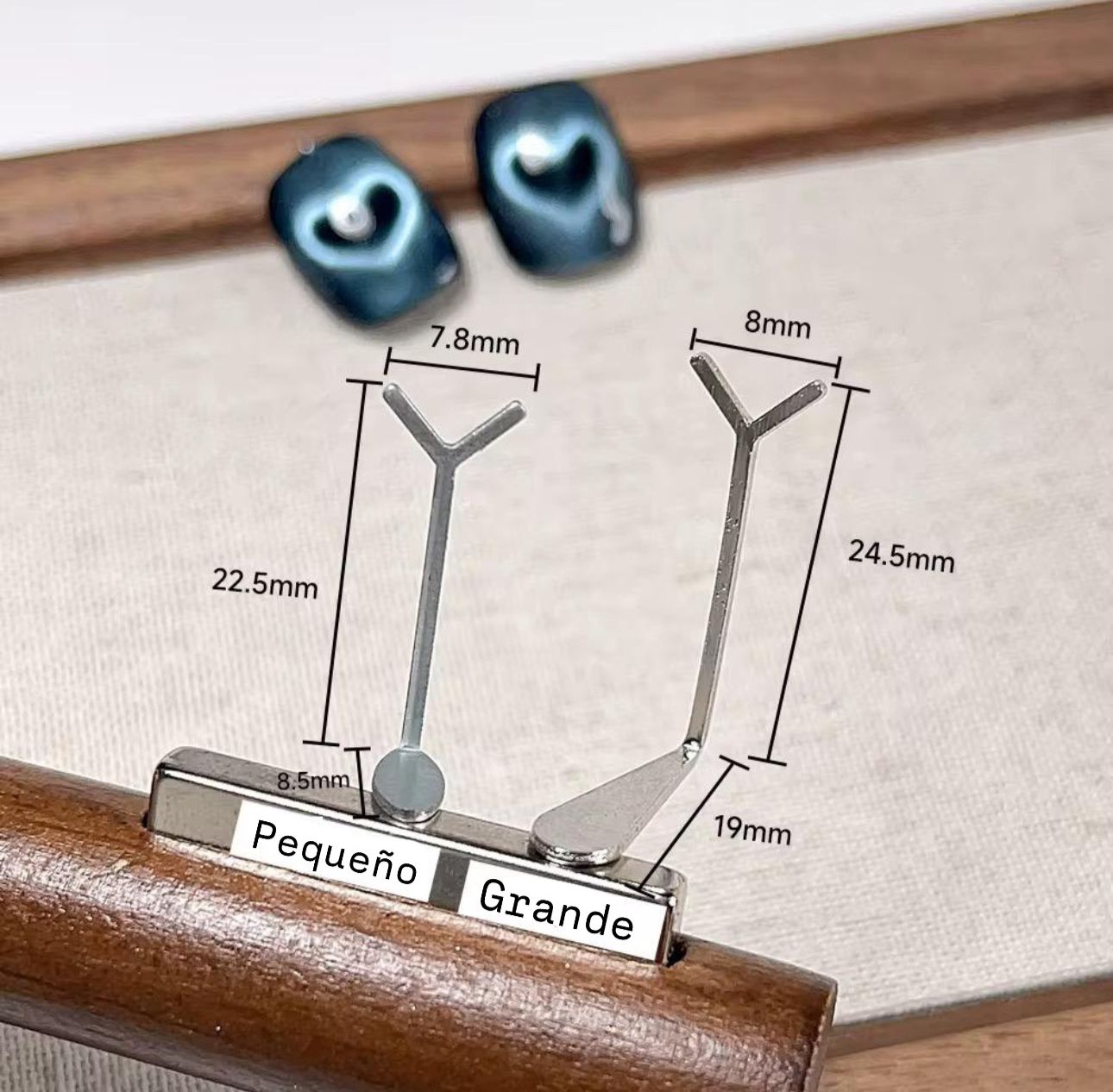 Accesorio para Iman Corazon en ojo de gato