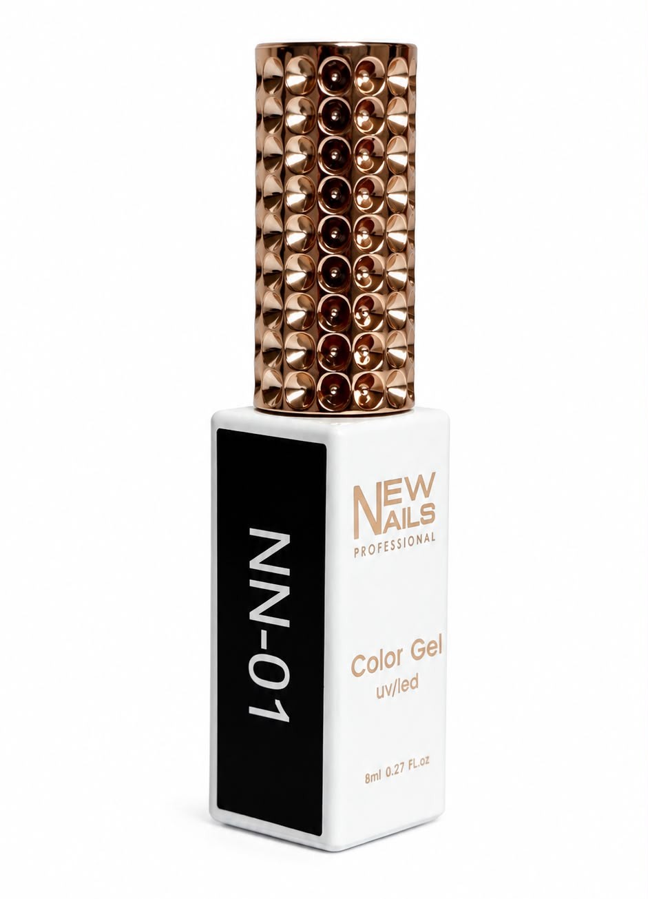 nn-01 8ml Esmalte semipermanente NN-01 NEGRO 8ml - Imagen 1
