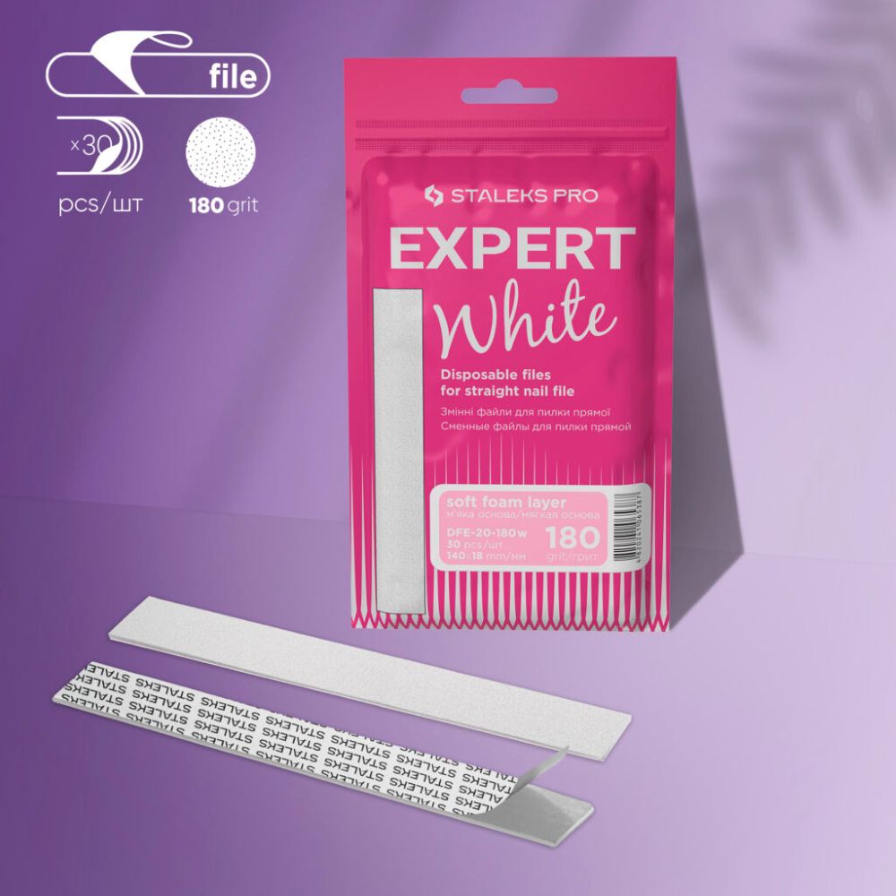 DFE-20-180 Repuestos acolchados para la lima recta EXPERT 20, grano 180 grit (30 pzas.) - Imagen 1